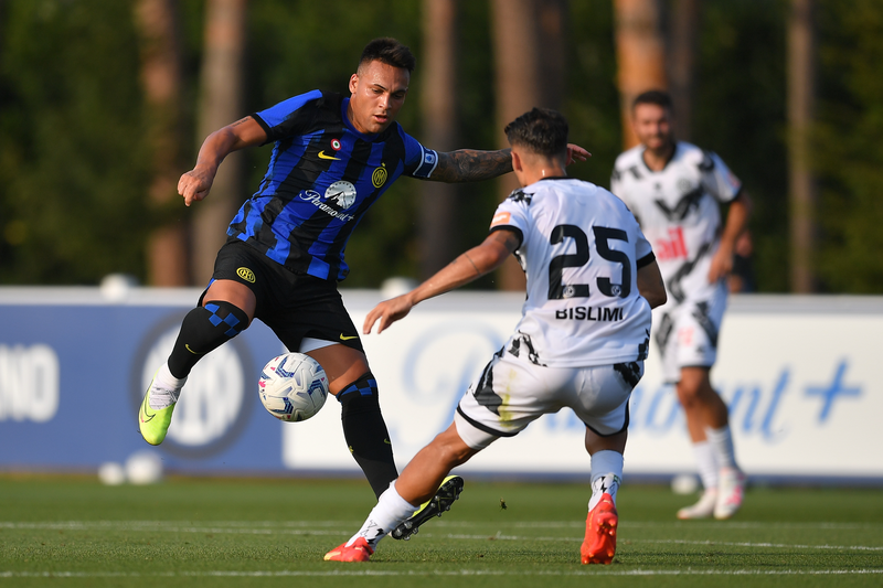 Lugano, Switzerland. 12 July 2022. Joaquin Correa of FC Internazionale in  action during the pre-season friendly football match between FC Lugano and  FC Internazionale. FC Internazionale won 4-1 over FC Lugano. Credit