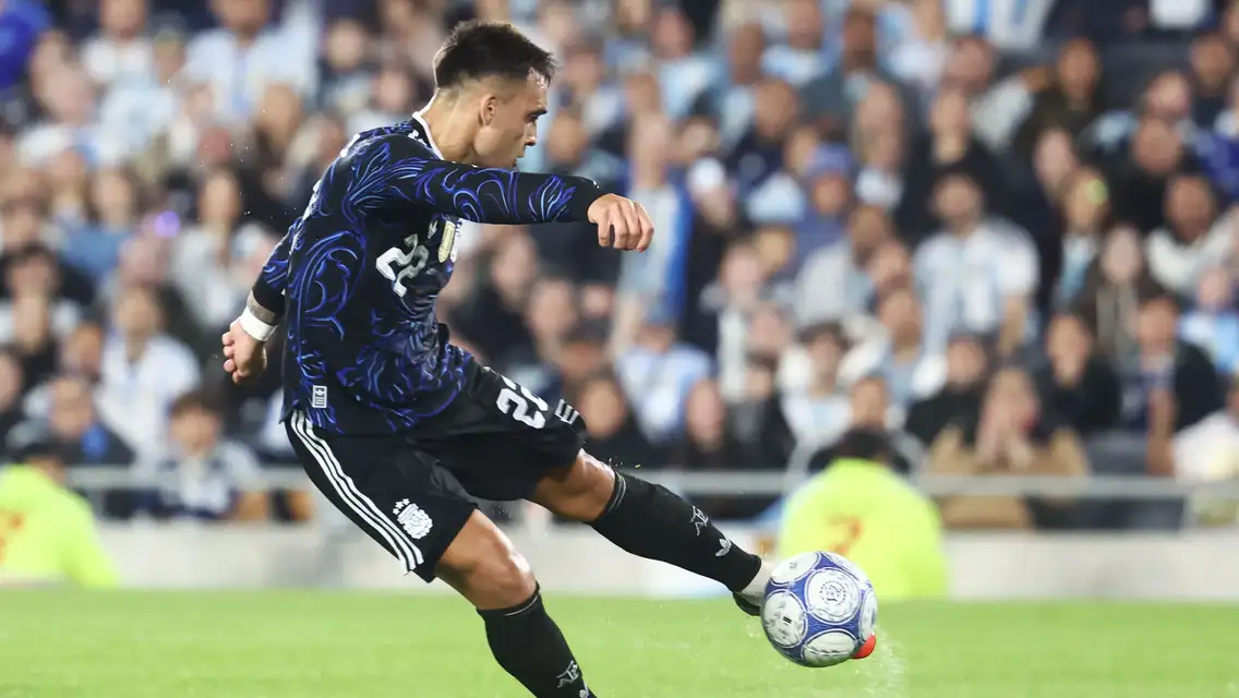 Argentinien, Lautaro erzielt Tor gegen Burkina Faso