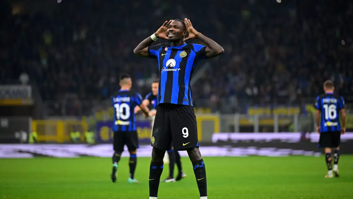 Thuram scores the winner against Roma!