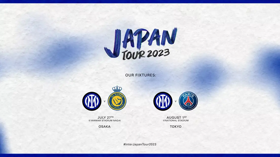 Inter Japan Tour 2023: the Nerazzurri to take on Al Nassr and PSG 