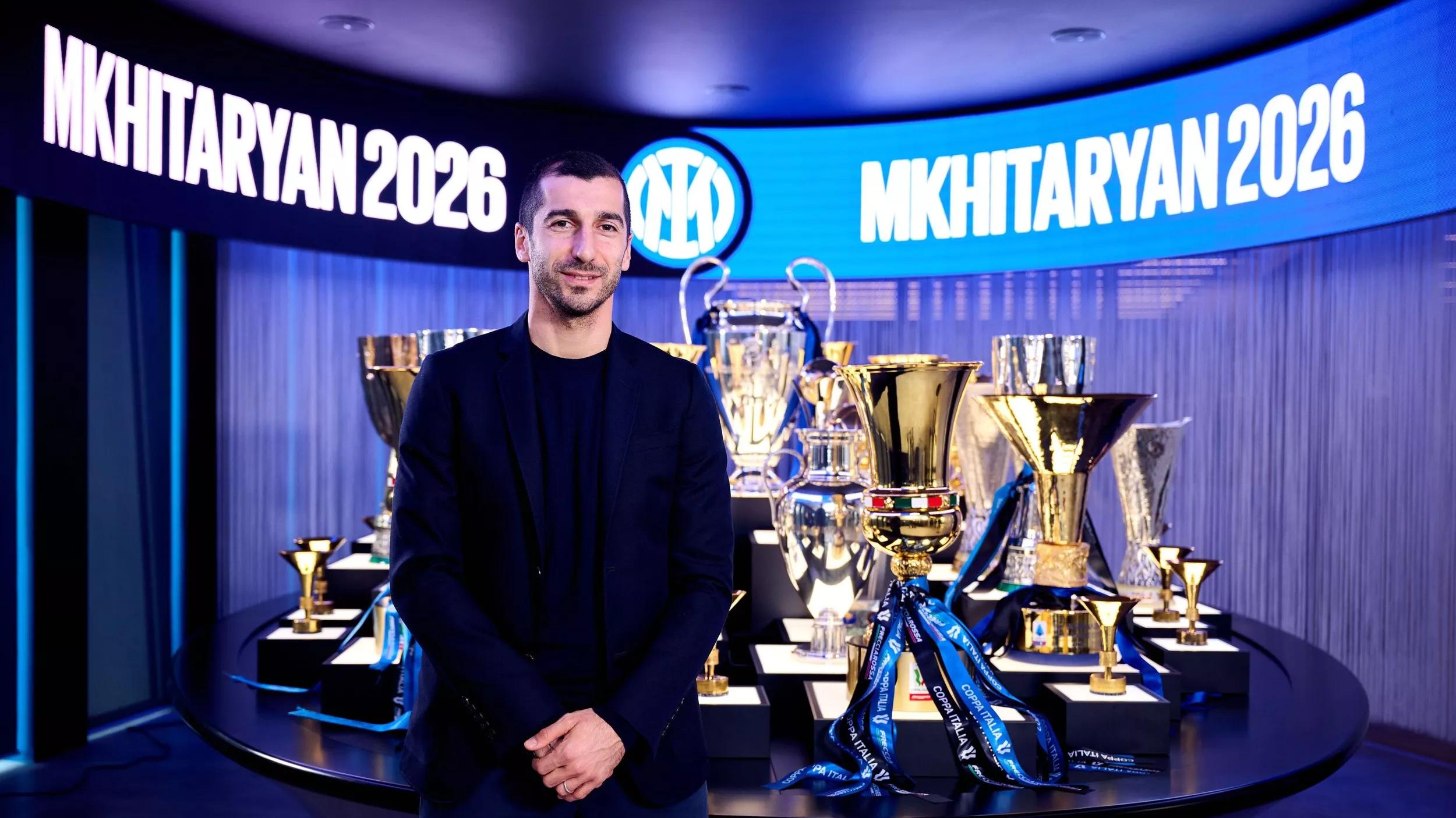 Inter And Henrikh Mkhitaryan Together Until 2026 | Inter.it