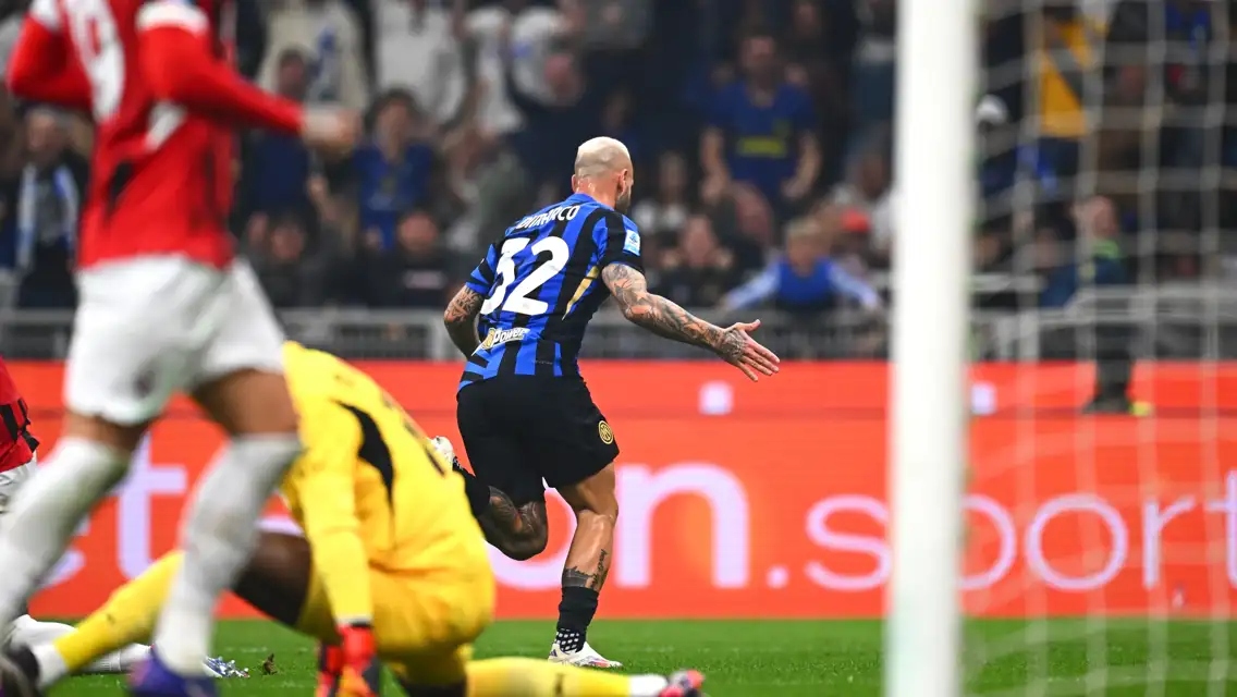 Inter beaten in the Derby: 1-2 to AC Milan at San Siro