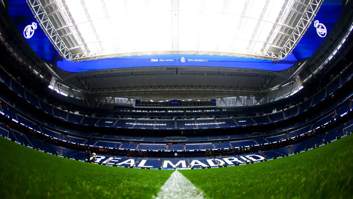 MADRID, SPAIN - JUNE 13: A general view inside the stadium prior the Corazon Classic Match between Real Madrid Leyendas and
