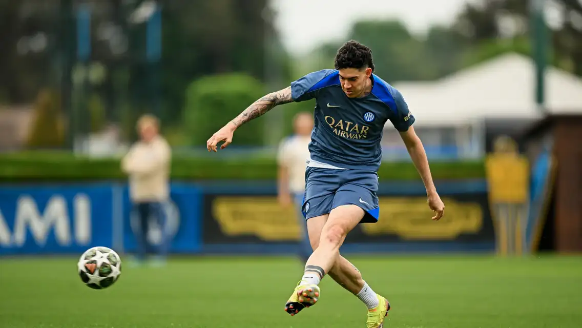 Hard at work ahead of Inter vs. Barcelona
