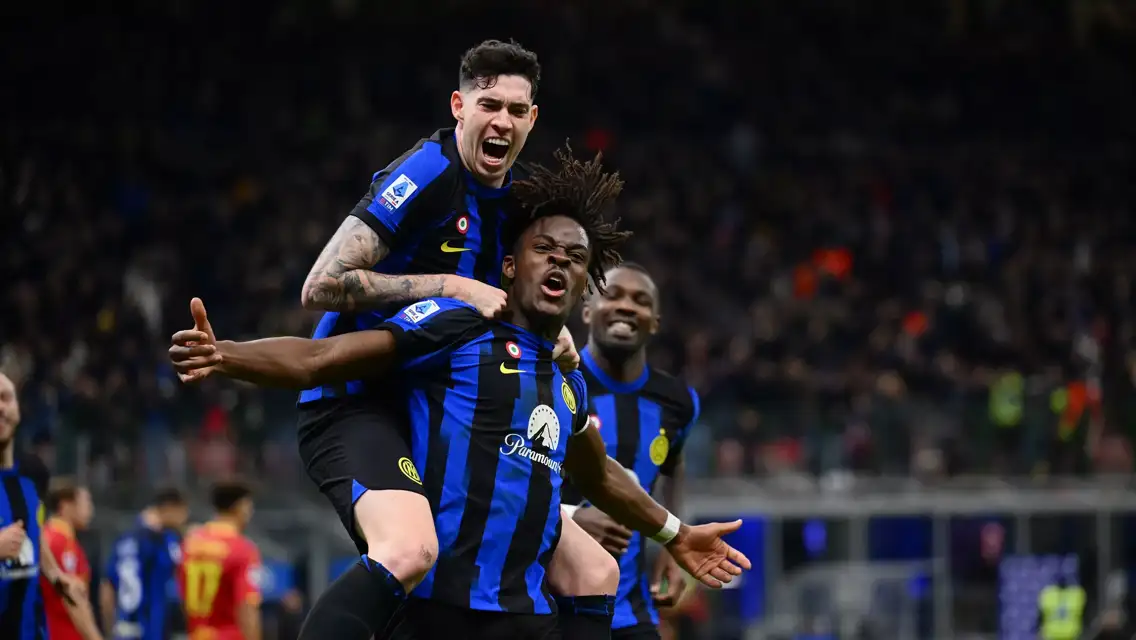 Bisseck e Barella, l'Inter vince 2-0 con il Lecce