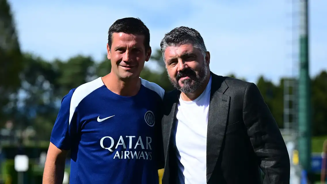 Gennaro Gattuso at the BPER Training Centre