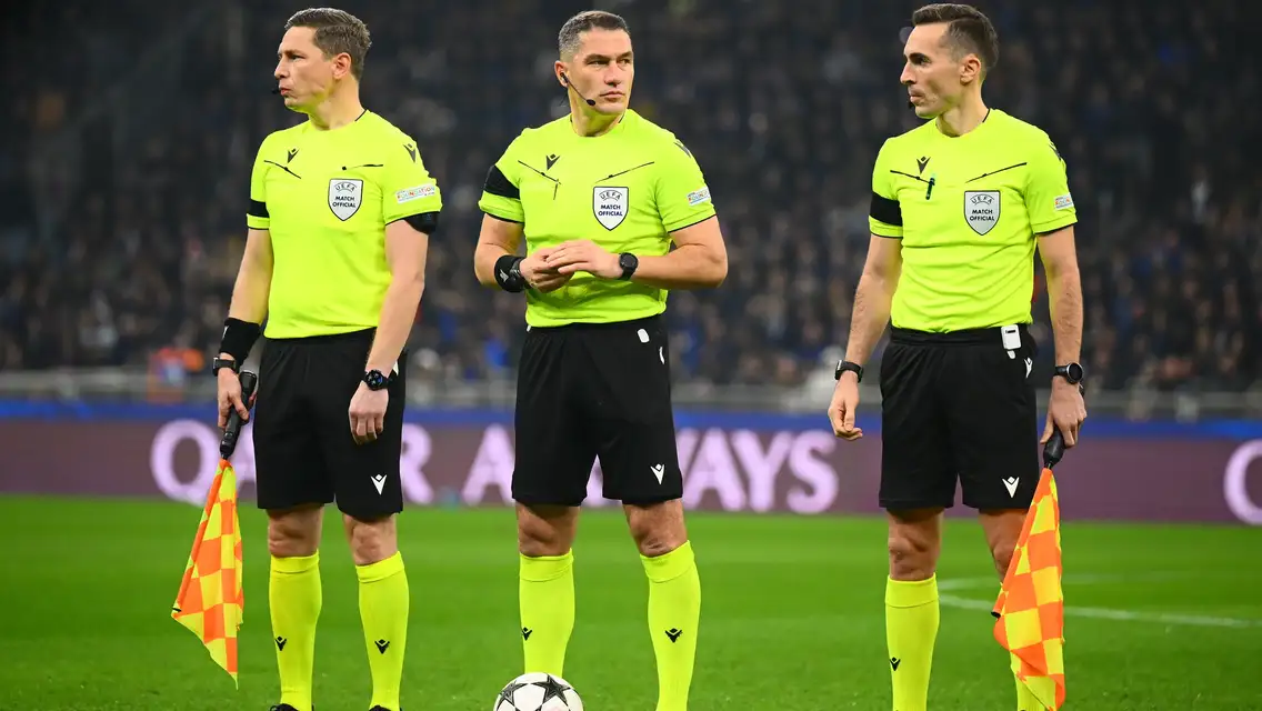 The referee for the UEFA Champions League final