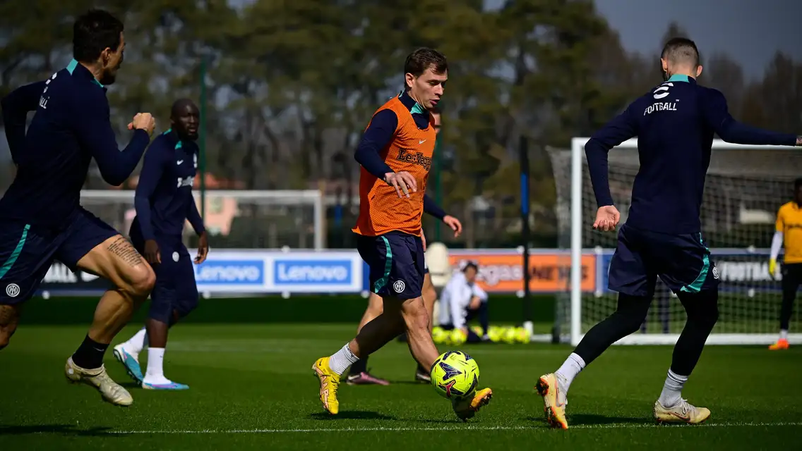 Nerazzurri training ahead of Inter vs. Lecce