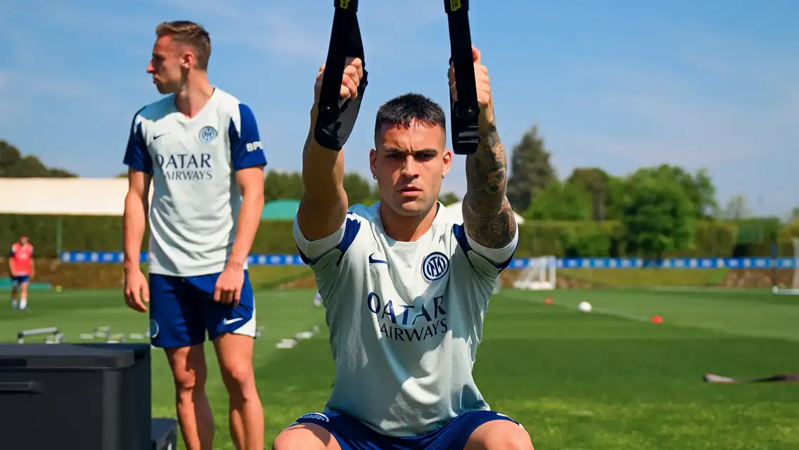 Inter in training: first session ahead of the clash with Parma