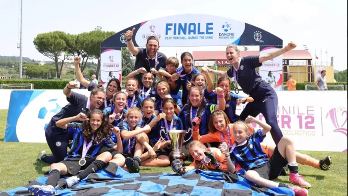 Femminile, trionfo per l'Under 13 nella Danone Cup Inter.it
